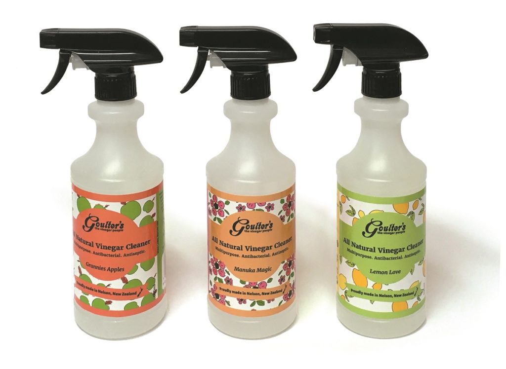 Goulter's Natural Vinegar Cleaner in 500ml trigger bottles