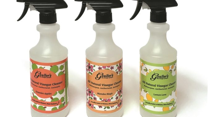 Goulter's Natural Vinegar Cleaner in 500ml trigger bottles