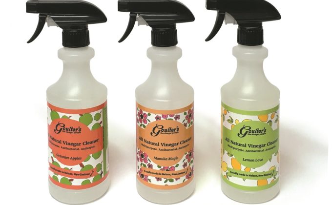 Goulter's Natural Vinegar Cleaner in 500ml trigger bottles