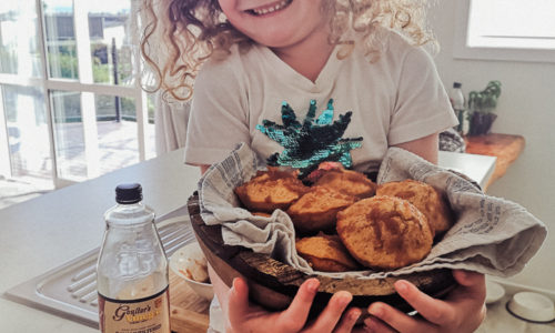 Ellie's favourite recipe! Apple cider vinegar doughnuts are a win!