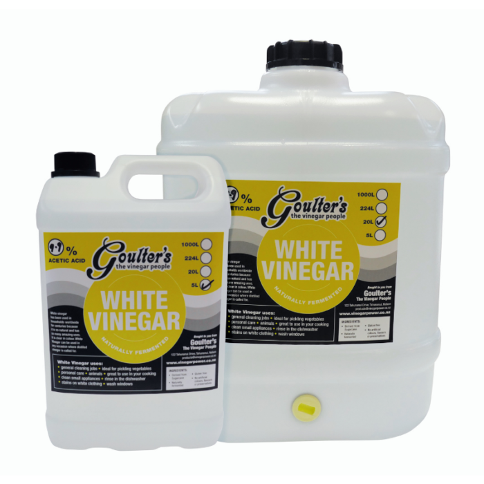 Goulter's White Vinegar 5L and 20L