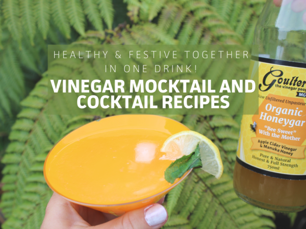 Vinegar cocktail and mocktail recipes