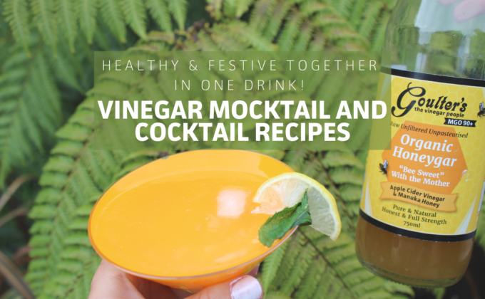 Vinegar cocktail and mocktail recipes