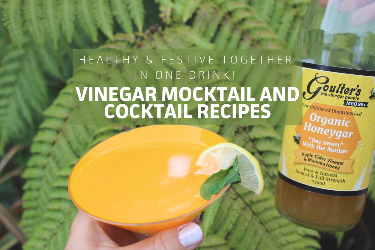 Vinegar cocktail and mocktail recipes Goulters Vinegar